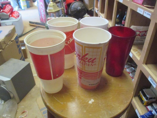 (5) Coca-Cola Cups