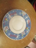 Laughing Snowman Coca-Cola Plate
