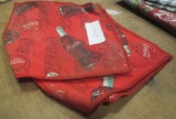 (4) Coca-Cola Cloth Coasters