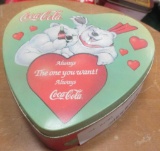 Coca-Cola Heart Tin 1997
