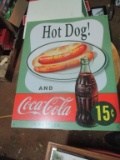 Coca-Cola and Hot Dog Sign