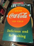 Coca-Cola Metal Sign 1989