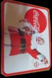 Tin Box Co Coca-Cola Santa Sign