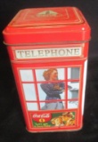 Coca-Cola Phone Booth Tin