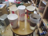 (6) Coca-Cola Cups