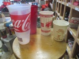(4) Coca-Cola Cups
