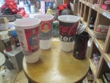 (4) Coca-Cola Cups with Coke Zero Can