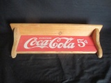 Coca-Cola Wood Shelf