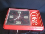 Coca-Cola Electric Wall Clock 1985