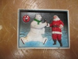 Coca-Cola Polar Bear and Santa Magnet 2000