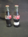 (2) Coca-Cola Dale Earnhardt Bottles 1996