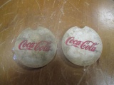 (2) Coca-Cola Coasters