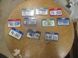 (10) Matchbox License Plates 2009