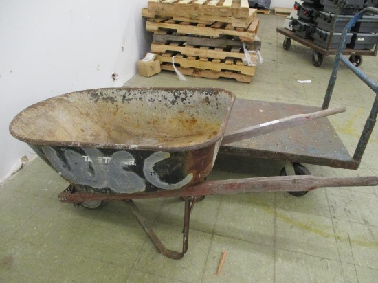 Wheelbarrow.