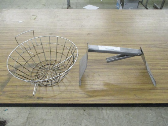 Stainless Steel Hot Pan Lifter & Basket.