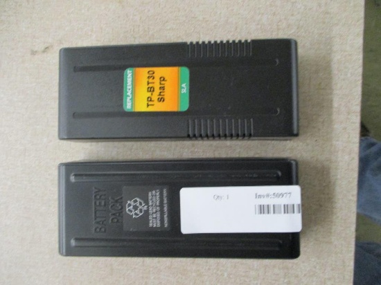 (2) Sharp BT-30 Batteries.