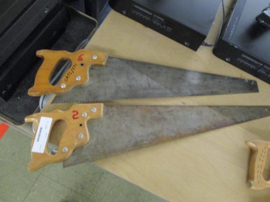 (2) Hand Saws.