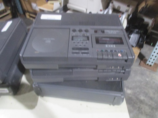 (3) Eiki 7070 CD/ Cassette Recorder/Player