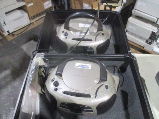 (2) Califone CD/Cassette Players