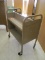 Metal Rolling 2 Tier 2 Sided Book Cart.