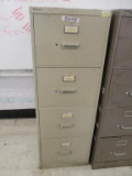 Metal 4 Drawer Legal File Cabinet.