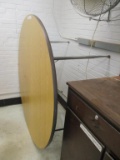Wooden & Metal Round Table.