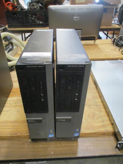 (2) Dell OptiPlex 3010 Desktop Computer.