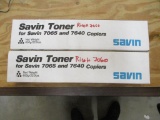 (2) Savin Black Toner Cartridges.