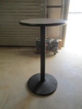 Wooden & Metal High Top Table.