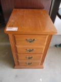 Wooden 2 Drawer Cabinet.