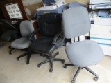 (4) Rolling Office Chairs.