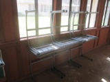 (8) Metal and Plastic Student Desks