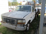 1992 Ford F350 Flatbed Truck.