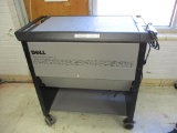 Dell 2 Sided Rolling Laptop Cart.