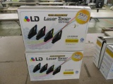 (2) LD Cyan Toner Cartridges Samsung CLP500.