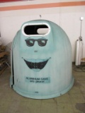 Fiberglass Recycle Bin.