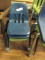 (3) Plastic and Metal Student Chairs