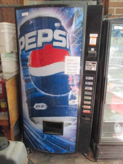 Dixie-Narco Pepsi Vending Machine on Wheels