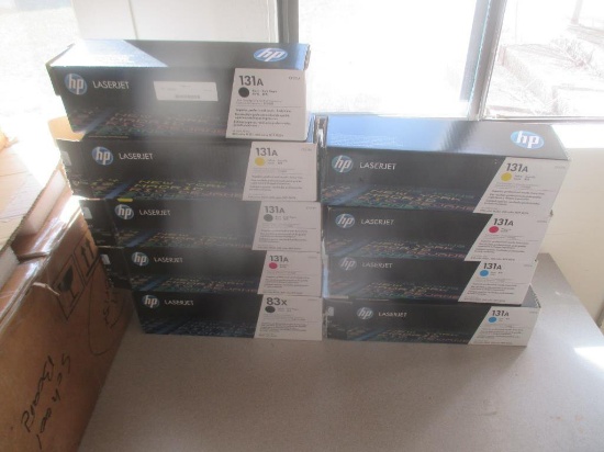 (10) HP LaserJet Toner Cartridges