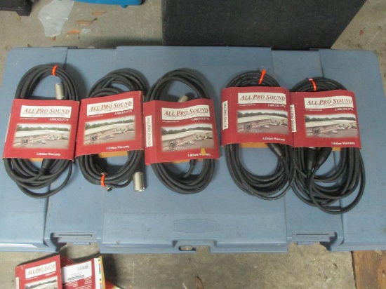 (7) All Pro Sound A1P-HAJ-15 Cables