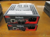 (2) IMC McBasic TX/FX Media Converter.