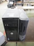 (2) Dell OptiPlex Desktop Computers.