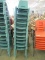 (11) Plastic & Metal Student Chairs.