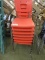 (7) Plastic & Metal Student Chairs.