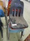 (4) Plastic & Metal Student Chairs.