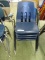 (4) Plastic & Metal Student Chairs.