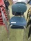 (3) Plastic & Metal Student Chairs.