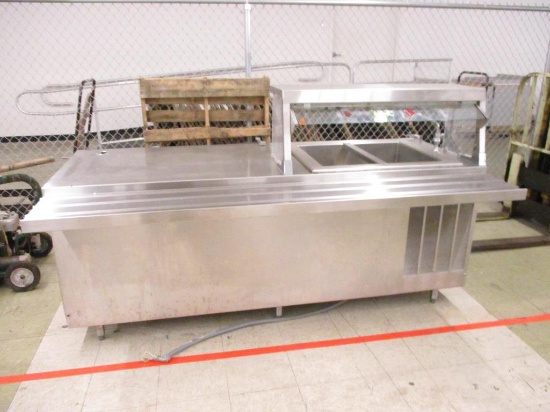Delfield Stainless Steel Hot/Cold Serving Table 86