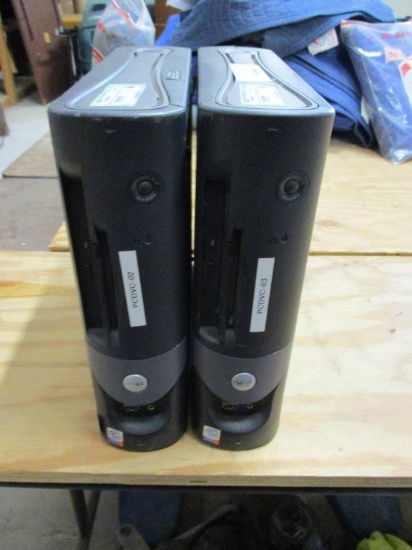 (2) Dell OptiPlex GX280 Desktop Computers.