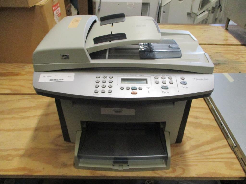 HP LaserJet 3052 All-In-One Printer. | Industrial Machinery & Equipment  Office Equipment Office Supplies | Online Auctions | Proxibid